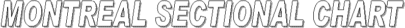 MONTREAL SECTIONAL CHART